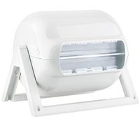 DISPENSER BOBINE INDUSTRIALI CARENATO BIANCO DA MURO E APPOGGIO