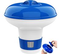 Dispenser Chimico per Piscina, FaJoek Galleggiante Dosatore per Piscina da 5 Pollici, Dosatore di Cloro Piscina Automatico, Dosatore Galleggiante di Cloro, Distributore di Cloro Galleggiante