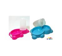 Dispenser Cibo Gatti Ciotola Distributore Crocchette Automatico per Cani Animali