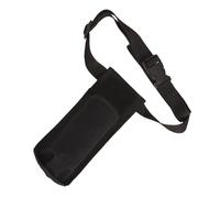 Dispenser compatto per olio e lozioni, soluzione comoda e facile da pulire, leggera, in tessuto OxfordCloth per massaggio, borsa a fondina nera, Nero , as description, come descrizione