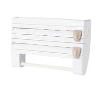 Dispenser Cucina Rullo Metallo Girevole per Comodo Uso Foglio e Avvolgi