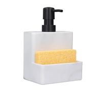 Dispenser da banco per detersivo per piatti Porta spugna liquida e sapone for piatti, organizer da appoggio for lavello cucina Accessori per il bagno