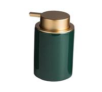 Dispenser da banco per sapone Ceramic Soap Dispenser Pump Bottle Empty Arredamento bagno vintage(Green)