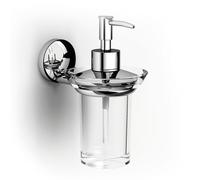 Dispenser da muro in materiale acrilico GRAND HOTE Dimensioni 10x14xh17,5 cm finitura inox lucido inox lucido