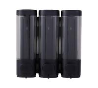 Dispenser da parete a per tre scomparti 500 ml per camera shampoo balsamo