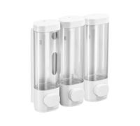 Dispenser da parete a per tre scomparti 500 ml per camera shampoo balsamo