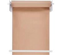 Dispenser da parete per carta Kraft, Distributore di rotoli di carta kraft da parete con taglierina, nero e bianco, diverse misure, 2 pezzi(White,37cm/14.6in Wide)