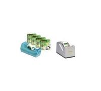 Dispenser da tavolo 3M Scotch C38, inclusa pellicola adesiva trasparente, nera in plastica ABS (83980) NEW