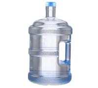 Dispenser d'acqua da 5 l/3 l, contenitore per acqua da campeggio, secchio per acqua minerale, portatile, con manico (blu, 5 l (1-2 persone)