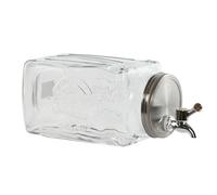 Dispenser di Acqua Home ESPRIT Trasparente Metallo Cristallo 13 x 13,5 x 32,5