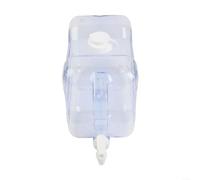 Dispenser di acqua per frigorifero 3-7,5 l con rubinetto, dispenser di bevande in plastica trasparente, salvaspazio, serbatoio dell'acqua portatile con manico per acqua, succo di frutta, latte (7,5 l)