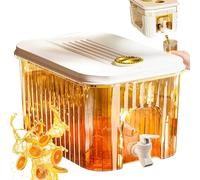 Dispenser di acqua per frigorifero, contenitore per bevande a prova di perdite, boccale di senza BPA, di filtrazione integrato, distributore di liquidi a temperatura elevata per tè