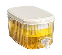 Dispenser di acqua per frigorifero, grande contenitore per bevande, toccare su Pour Server | Il portabevande trasparente mantiene liquidi freddi e pratici, scopo di costruzione per cocktail, tè