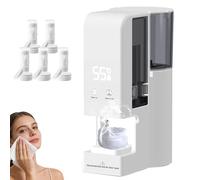 Dispenser di Asciugamani Caldi per Il Viso, Scaldasalviette Automatico Compresso a 55°C con Asciugamani Compressi, Scaldasalviette USA e Getta, Calore in 5 Secondi, Avvisi Vocali INT Bring 100 Towels