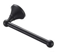 Dispenser di asciugamani e porta carta igienica in rame antico, per bagno, montaggio a parete, con design europeo senza tempo (nero gu)