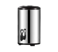 Dispenser di bevande con rubinetto e contenitore a doppia parete isolante | Dispenser di cioccolata calda in acciaio inox di grande capacità, per succhi di frutta, tè, latte, caffè, catering