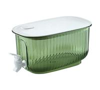 Dispenser di Bevande, Distributore di Bevande con Rubinetto, Bollitore Freddo di Grande Capacità con Rubinetto, Brocca per Succhi di Acqua da Frigorifero Contenitore per Bevande a (Verde)