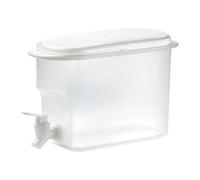 Dispenser di bevande fredde, caraffa da 3,5 l | Dispenser trasparente di bevande e caraffa per acqua, per latte, limonata, fredda e calda, estate, casa, campeggio e