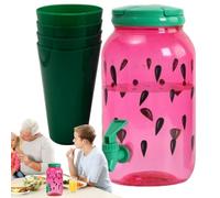 Dispenser di bevande in con rubinetto - caraffa d'acqua facile da pulire da 3,8 l | dispenser di bevande | dispenser di bevande con rubinetti limonata per feste all'aperto e uso quotidiano