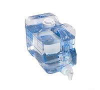 Dispenser di bevande in plastica riutilizzabile 37 5L con rubinetto, design salvaspazio adatto per frigorifero e facile da usare nella vita quotidiana (7,5 L)