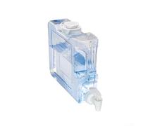 Dispenser di bevande in plastica riutilizzabile 37 5L con rubinetto, design salvaspazio adatto per frigorifero e facile da usare nella vita quotidiana (3L)