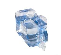 Dispenser di bevande in plastica riutilizzabile 37 5L con rubinetto, design salvaspazio adatto per frigorifero e facile da usare nella vita quotidiana (5,7 L)
