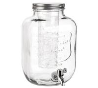 Dispenser di bevande in vetro con infusore 5L