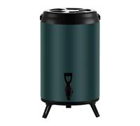 Dispenser di bevande isolato in acciaio inox con piedini, a doppia parete