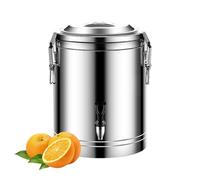 Dispenser di bevande per feste, grande, in acciaio per uso alimentare | Dispenser per bevande calde e fredde come caffè, tè, succhi di frutta, per casa, campeggio, picnic