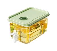Dispenser di bevande per frigorifero con rubinetto, grande, trasparente, a | Distributore di succo per frigorifero, caraffa d'acqua per cucina, feste, picnic, campeggio, palestra, terrazza, casa