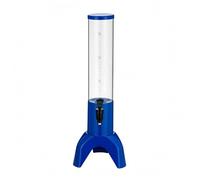 Dispenser di Birra Commerciale Distributore Bevande Torre Cilindrica da Tavolo con Corpo in PC Trasparente E Versaggio, color to 8, color to 8, Senza Colonna Di Ghiaccio