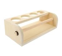 Dispenser di carta artistica da tavolo in legno per rotolo di carta artistica organizer per bambini Supporto da cavalletto per disegnare e scrivere Supporto per bambini