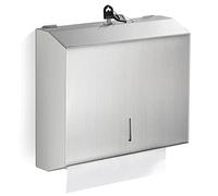 Dispenser di carta da parete pubblicitario, distributore di asciugamani di carta a mano multifold a C, supporto in tessuto in acciaio inox