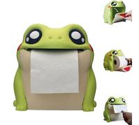 Dispenser di Carta Igienica a Forma di Rana Stampa 3D - Divertente e Simpatico per Bagno, Cucina e Decorazione Casa