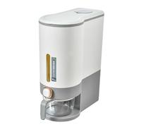 Dispenser Di Cereale Di Riso: Struttura Ermetica, Volta Di Grani Spinta Giù, Tramoggia Multiuso Spaziosa, Unità Deposito Deposito Deposito Stabile | Con Uso Pratico Per