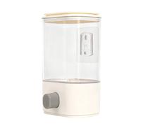 Dispenser di Cereali Trasparente Dispenser con Pulsante Salvaspazio per