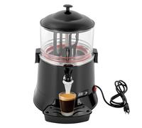 Dispenser di cioccolata calda, capacità 5 l, display digitale a LED, controllo della temperatura, scaldino da 400 W per riscaldamento bevande