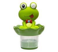 Dispenser di cloro Frog - Supporto per tablet galleggiante regolabile per piscina, cestino di grande capacità 13,5 x 13,5 x 29 cm | Distributore di prodotti chimici robusto per spa, vasca
