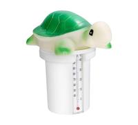 Dispenser di cloro galleggiante per vasca idromassaggio, con termometro, adatto per compresse C-hlorine da 3 pollici, simpatiche compresse di C-hlorine a forma di tartaruga, dispenser fl-oating per