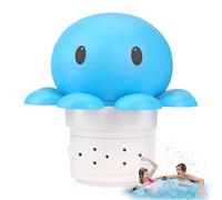 Dispenser di cloro galleggiante - Supporto multifunzione per compresse di cloro | Dispenser per compresse di cloro per piscine e vasche da bagno spa | Dispenser di cloro - Accessorio per piscina