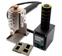 Dispenser di colla a caldo con display digitale della temperatura, applicatore a pressione manuale per artigianato fai da te, lavorazione del legno, riparazione elettronica, imballaggio e sigillatura