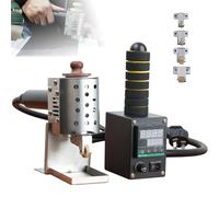 Dispenser di colla a caldo, portatile, con riscaldamento regolabile, ideale per riparazioni di borse in pelle e progetti fai da te