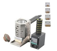 Dispenser di colla a caldo, portatile, con riscaldamento regolabile, ideale per riparazioni di borse in pelle e progetti fai da te