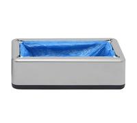 Dispenser di copriscarpe con 100 copriscarpe, macchina automatica per la casa e l'ufficio, funzionamento a mani libere, non richiede piegatura, 40 x 21 x 12 cm