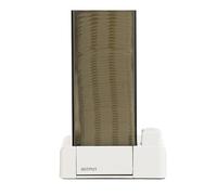 Dispenser di cotone cosmetico intelligente con supporti a parete rimovibili Contenitore di stoccaggio per strumenti di trucco antipolvere per il supporto automatico del tampone di cotone per la cura