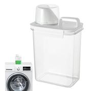 Dispenser di detersivo, contenitore per profumo, misurino per bucato, bottiglia di stoccaggio a prova di umidità per decorazione della lavanderia, organizzazione di cereali di riso, fagioli, 13 x 8 x