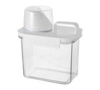 Dispenser di detersivo, contenitore per profumo, misurino per bucato, bottiglia di stoccaggio a prova di umidità per decorazione della lavanderia, organizzazione di cereali di riso, fagioli, 13 x 8 x