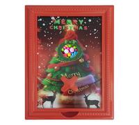 Dispenser di dolci con cornice per Natale, organizer per cioccolatini, gomma, decorazione per la casa, uffici, appartamento, dormitorio, negozio, aula e le vacanze