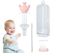 Dispenser di farmaci per ciucci, Dispenser per farmaci per bambini, dispenser per mangiatoia per bambini | Siringa contagocce, ciuccio medicinale, utensili di alimentazione