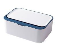 Dispenser di fazzoletti alla moda rettangolare contenitore per salviette umide pratico porta asciugamani di carta riutilizzabile organizer portatovaglioli con coperchio